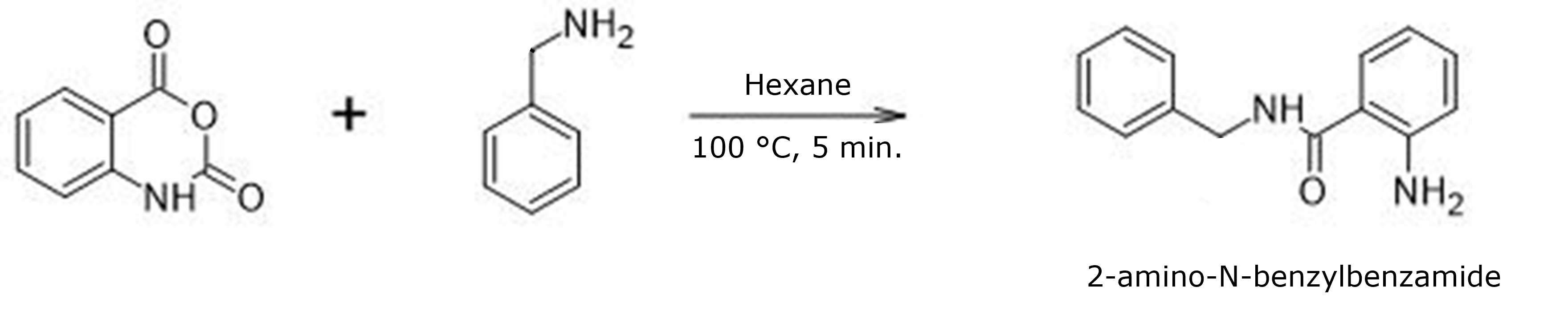 Figure 1.IA+BA reaction 100°C, 5 min in hexane.